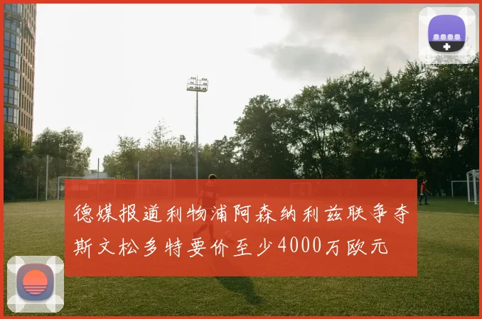 德媒报道利物浦阿森纳利兹联争夺斯文松多特要价至少4000万欧元