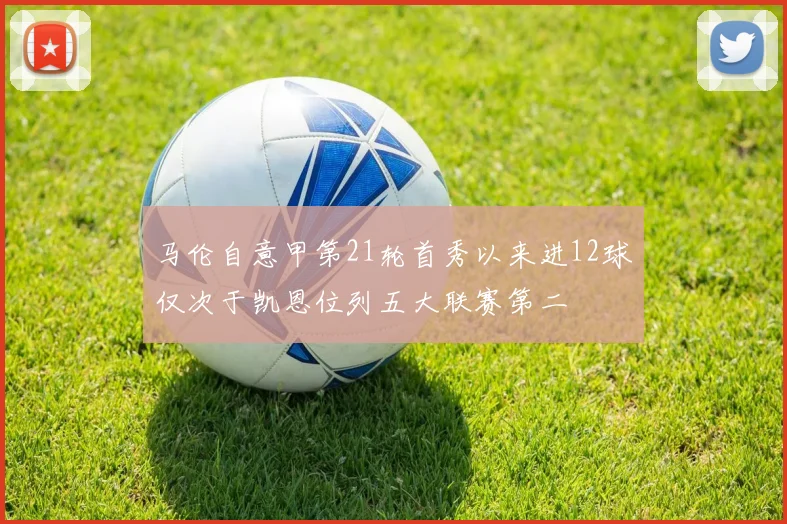 马伦自意甲第21轮首秀以来进12球仅次于凯恩位列五大联赛第二